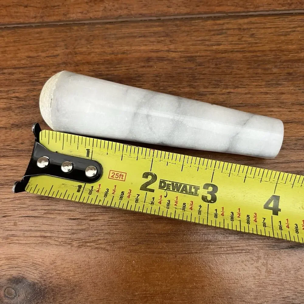 White Marble Mortar and Pestle 3